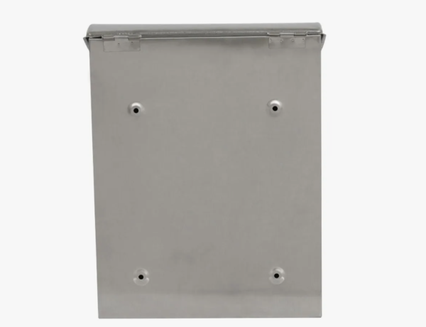 Caixa De Correio Com Fechadura Para Muro Aço Inox Prata 33x - Image 4