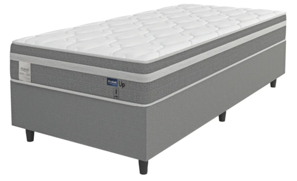 Cama Box Probel Colchão Solteiro Molas Ensacadas Euro In Up 88x188x64cm