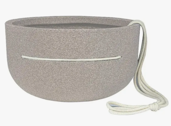 Vaso Decorativo Pendente Rústico Japi Mármore