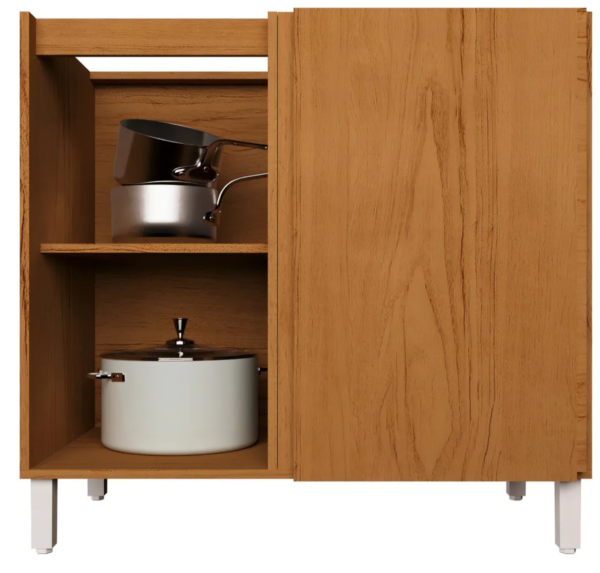 Balcão 92,5cm 1 Porta Canto Cozinha Milão - Image 3