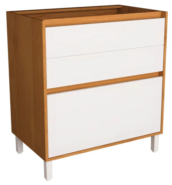Balcão 80cm 3 Gavetas Cozinha Milão - Image 2
