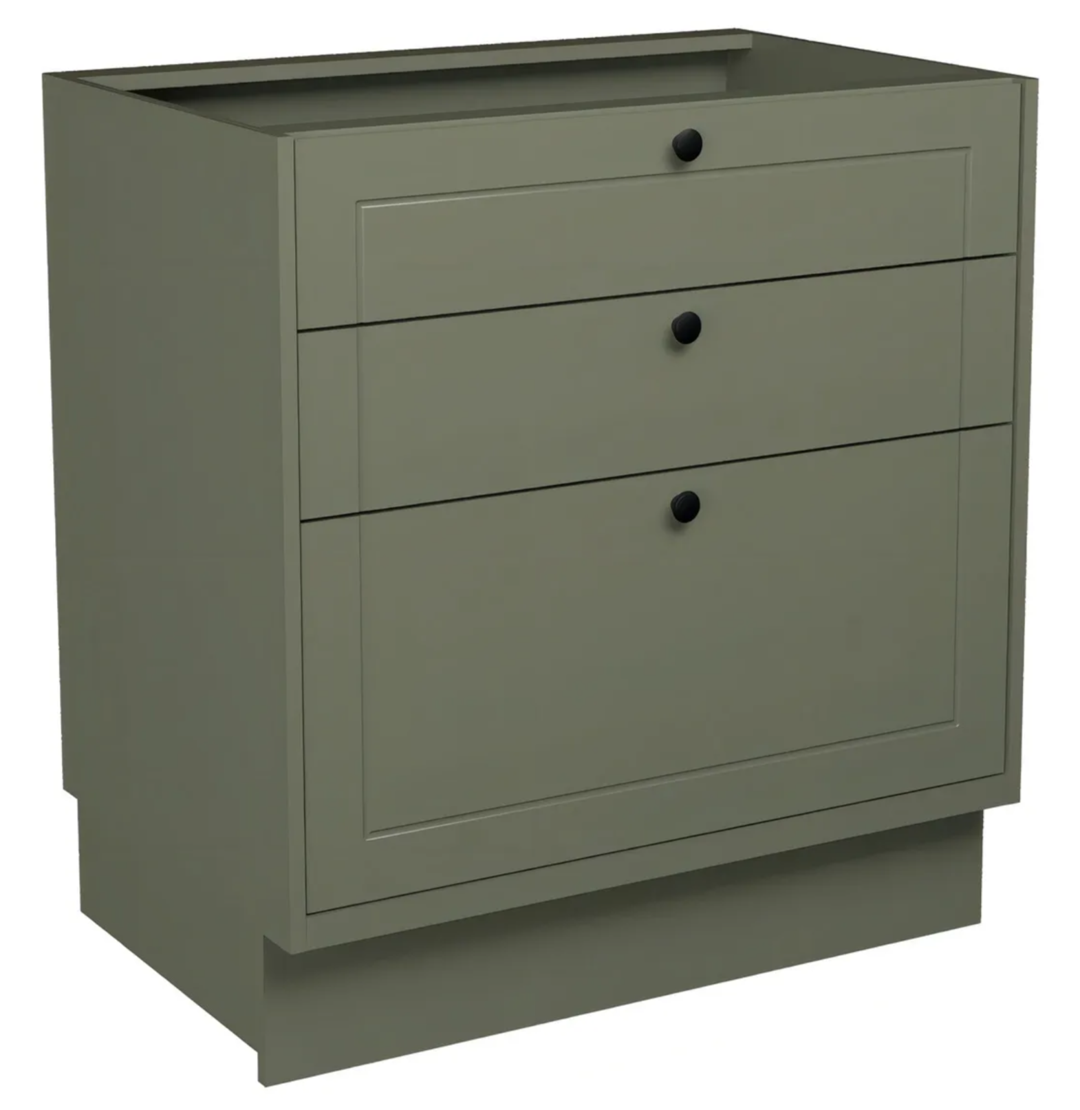 Balcão De Cozinha 80cm Com 3 Gavetas Sevilha