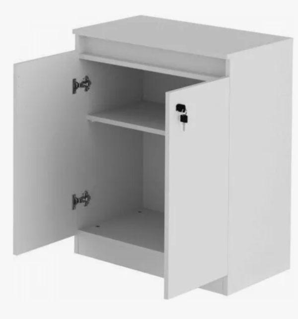 Balcão Para Escritório Com Chave 2 Portas Me4149 - Image 4