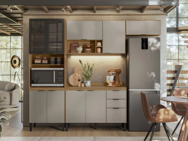 Cozinha Completa Firenze 4 Peças 10 Portas 2 Gavetas Demóbile - Image 3