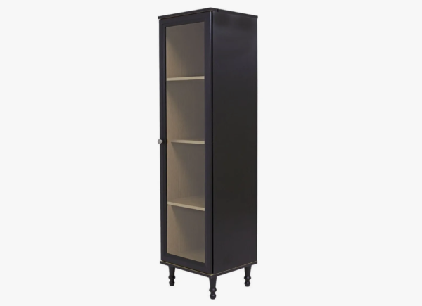 Cristaleira Estante Para Livros 1 Porta Vidro E-963