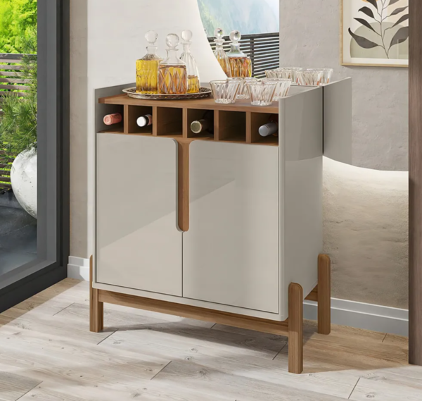 Adega Bar Com 2 Portas 75x79cm Lizz Casa D - Image 4