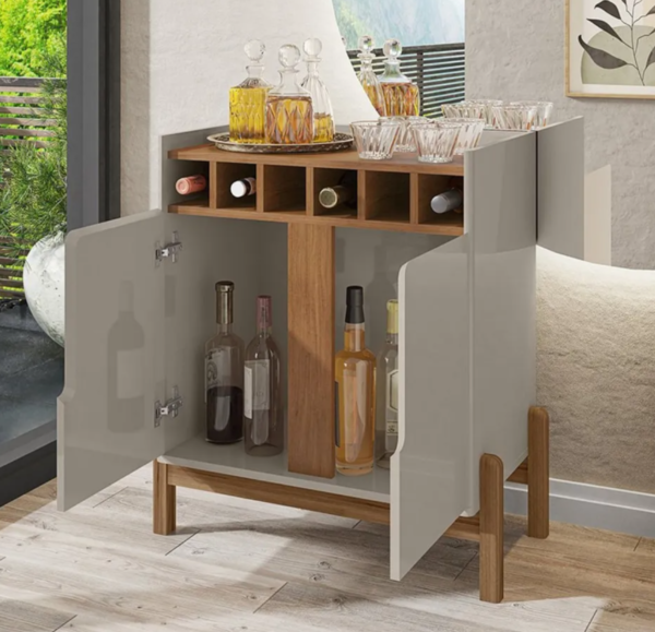 Adega Bar Com 2 Portas 75x79cm Lizz Casa D - Image 3