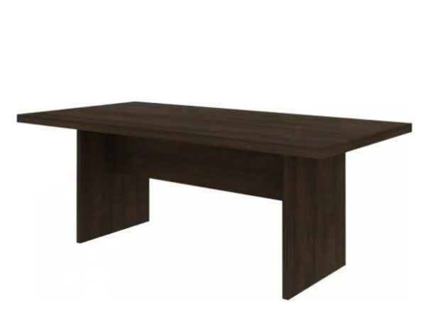Mesa Para Escritório Reunião 100x200cm Me4119 Tecno Mobili Rústico