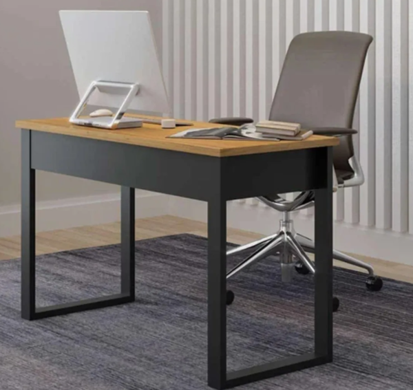 Mesa De Escritório 1 Gaveta 118cm Industrial Dalla Costa - Image 3