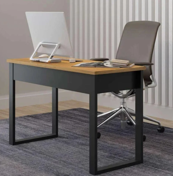 Mesa De Escritório 1 Gaveta 118cm Industrial Dalla Costa - Image 2