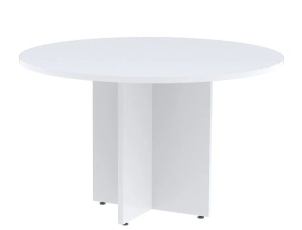 Mesa Reunião Redonda Mrr1100p25pp Branco