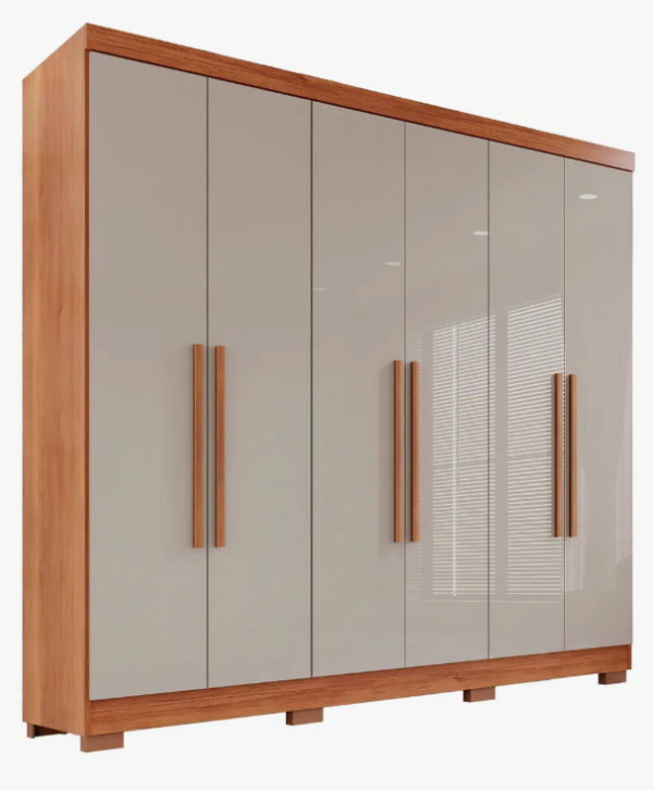Guarda Roupa De Casal 6 Portas 2 Gavetas França