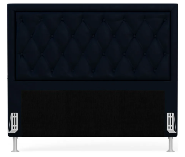 Cabeceira Para Cama De Casal Centaurus 140 Tecido Veludo Azul-marinho - Image 3