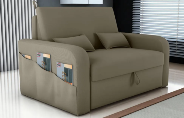 Sofá Cama 2 Lugares Com Bau 1,40 Mts Day Matrix E-434 - Image 2