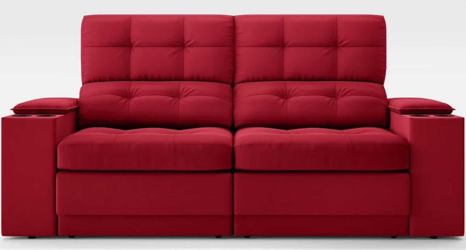 Sofá Com Usb Retrátil E Reclinável Eureka 1,70m Vermelho