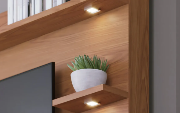Estante Home Theater com Led Para TV até 70 Polegadas 1 Porta Campeche Colibri - Image 3