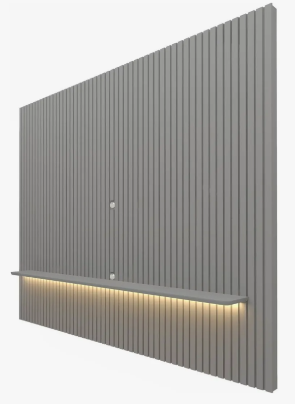 Painel Ripado TV até 85 Polegadas com LED 230cm Nobre Gelius Móveis - Image 4