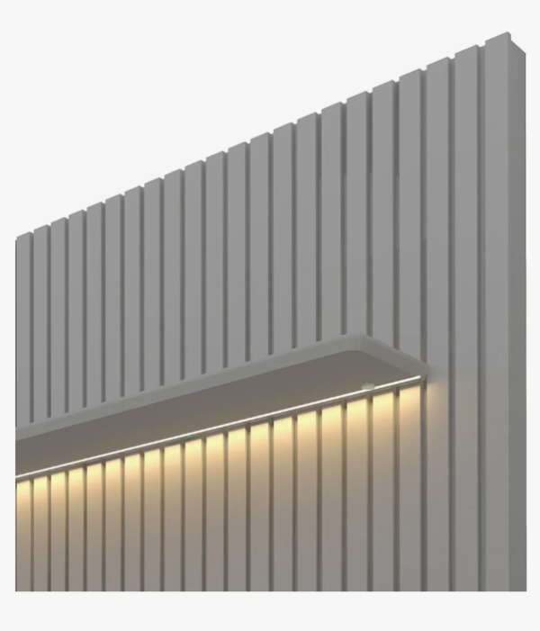 Painel Ripado TV até 85 Polegadas com LED 230cm Nobre Gelius Móveis - Image 3