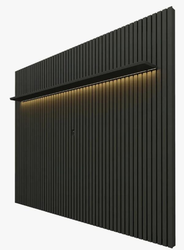 Painel Ripado Tv Até 85 Polegadas Com Led 230cm Nobre