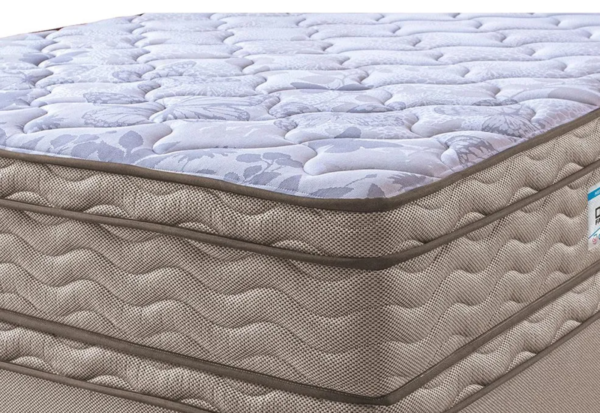 Cama Box Casal Colchão OrtoFirm + Box 138x188x71 Double Face Espuma D33 Dourado - Image 2