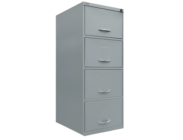 Arquivo De Aço 4 Portas Junior Cinza 133,5x50x47cm