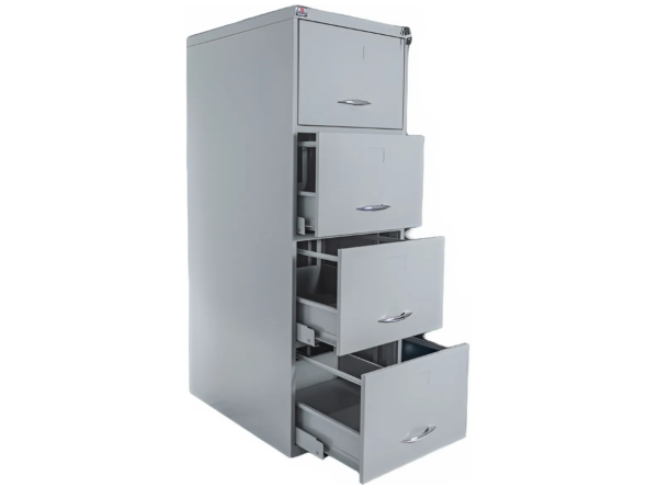 Arquivo De Aço 4 Portas Junior Cinza 133,5x50x47cm - Image 2