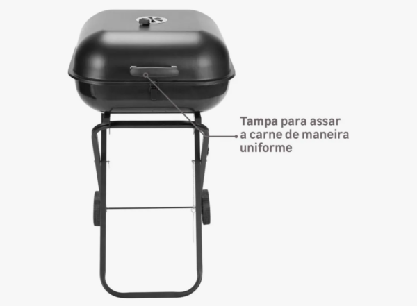 Churrasqueira Portátil A Carvão Carry - Image 5
