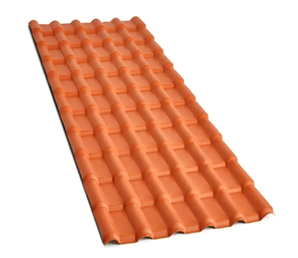 Telha PVC Afort Terracota 6 Ondas 242x88cm Laranja