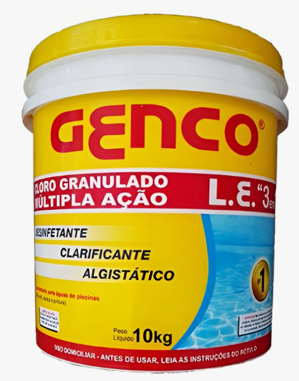 Cloro Genco Multi Ação 10 Kg Tratamento Para Piscina - Image 2